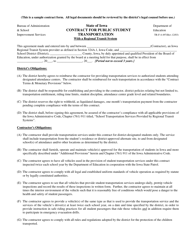 Document preview: Form TR-F-4-497 Contract for Public Student Transportation With a Regional Transit System - Iowa