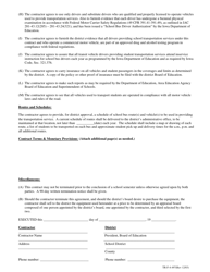 Form TR-F-4-497 Contract for Public Student Transportation With a Regional Transit System - Iowa, Page 2