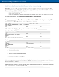 Document preview: Model Form: Due Process Complaint (Request for Due Process Hearing) - Iowa