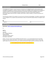 Form CFN552-0318 Employee Complaint Form - Iowa, Page 4