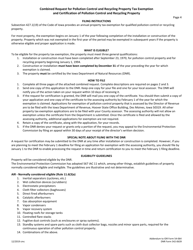 DNR Form 542-0639 Combined Request for Pollution Control and Recycling Property Tax Exemption and Certification of Pollution Control and Recycling Property - Iowa, Page 4
