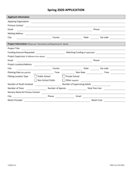 DNR Form 542-0430 Trees for Kids Grant Application - Iowa, Page 3