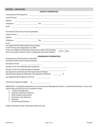 DNR Form 542-0085 Environmental Management System (EMS) Program Application Form - Iowa, Page 3