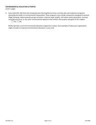 DNR Form 542-0085 Environmental Management System (EMS) Program Application Form - Iowa, Page 9