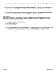 DNR Form 542-1015 Earth Embankment Dams - Iowa, Page 2