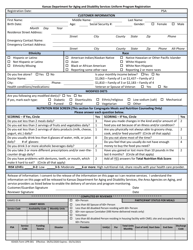 KDADS Form UPR-001 Download Printable PDF or Fill Online Uniform ...