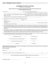 Form ST-21 Kansas Sales and Use Tax Refund Application - Kansas, Page 10