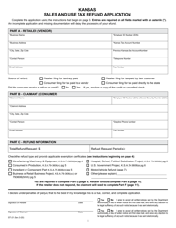 Form ST-21 Kansas Sales and Use Tax Refund Application - Kansas, Page 8