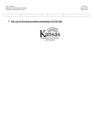 Form PPS4225 Family Preservation Supervision Log - Kansas, Page 3
