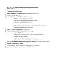 Form FCL651 Application for License to Operate a Child Placing Agency - Kansas, Page 4