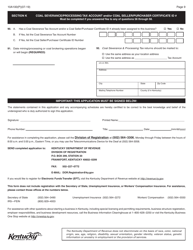 Form 10A100 Kentucky Tax Registration Application - Kentucky, Page 11