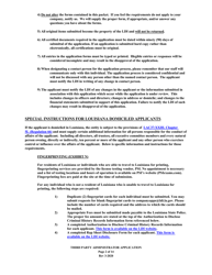 Application to Act as a Third Party Administrator in the State of Louisiana - Louisiana, Page 2