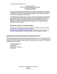 Application to Act as a Third Party Administrator in the State of Louisiana - Louisiana, Page 3