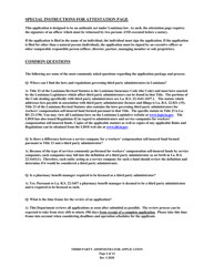 Application to Act as a Third Party Administrator in the State of Louisiana - Louisiana, Page 4