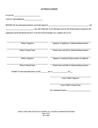 Application for Change of Control of a Louisiana Domiciled Insurer - Louisiana, Page 17