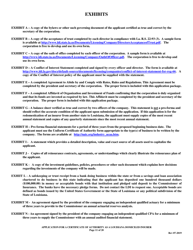 Application for a Certificate of Authority as a Louisiana Domiciled Insurer - Louisiana, Page 11