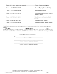 Form DPSLP8012 Application for Anhydrous Ammonia Permit - Louisiana, Page 3