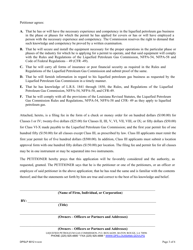 Form DPSLP8012 Application for Liquefied Petroleum Gas Permit - Louisiana, Page 3