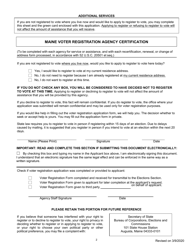 Application for Emergency Assistance - Maine, Page 2