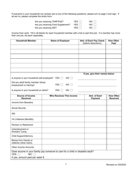Application for Emergency Assistance - Maine, Page 4