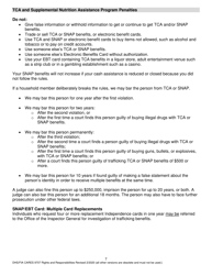 Form DHS/FIA CARES9707 Rights and Responsibilities - Maryland, Page 7