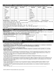 Form DHS/FIA CARES9701 Family Investment Administration Application for Assistance - Maryland, Page 5
