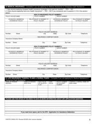 Form DHS/FIA CARES9701 Family Investment Administration Application for Assistance - Maryland, Page 6