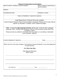 Form DHS/FIA9711 Elderly Simplified Application Project - Maryland, Page 5