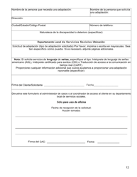 Formulario DHS/FIA CARES9701 Administracion De Inversiones Familiares Solicitud De Asistencia - Maryland (Spanish), Page 12