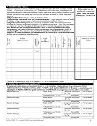 Formulario DHS/FIA CARES9701 Administracion De Inversiones Familiares Solicitud De Asistencia - Maryland (Spanish), Page 3