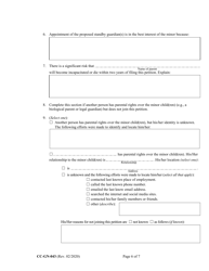 Form CC-GN-043 Petition by Parent (Appointment of Standby Guardian) - Maryland, Page 6