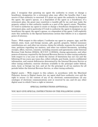 Maryland Statutory Form Personal Financial Power of Attorney - Maryland, Page 7