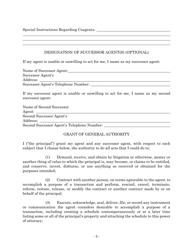 Maryland Statutory Form Limited Power of Attorney - Maryland, Page 3