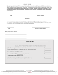 Form SDAT_CH-GR Application for Residential Ground Rent Redemption - Maryland, Page 2