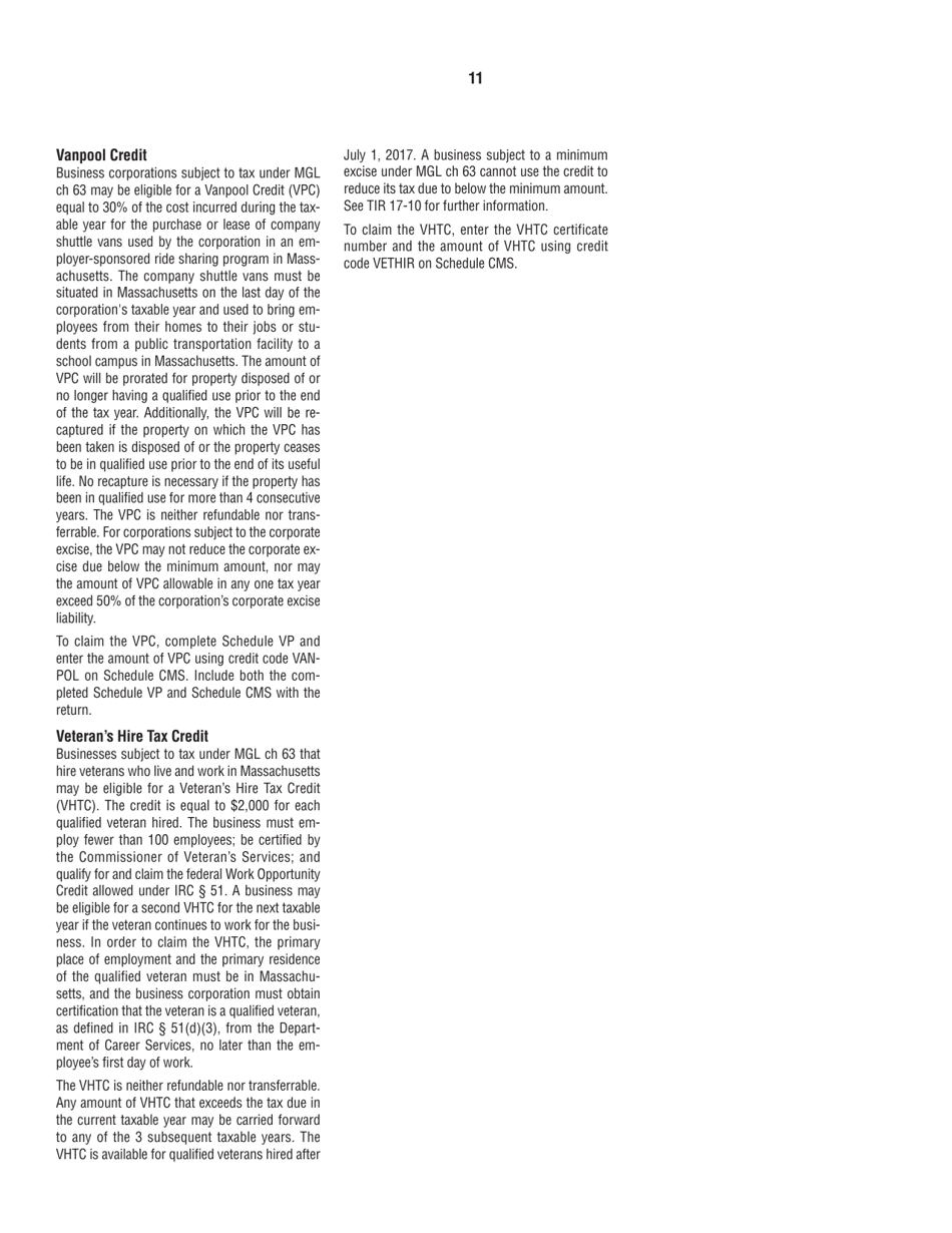 Instructions for Form 63-23P Premium Excise Return for Insurance Companies - Massachusetts, Page 11