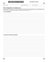 Form 63-20P Premium Excise Return for Life Insurance Companies - Massachusetts, Page 5