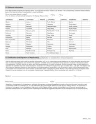 Form IRP101 International Registration Plan (Irp) New Account Application - Massachusetts, Page 2