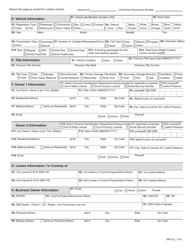 Form IRP103 International Registration Plan (Irp) Supplement Application - Massachusetts, Page 3