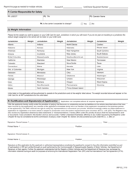 Form IRP103 International Registration Plan (Irp) Supplement Application - Massachusetts, Page 5