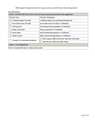 Dairy Grade a Plant License Application - Michigan, Page 2