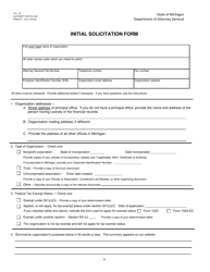Form CTS-01 Initial Solicitation Form - Michigan, Page 4