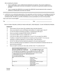 Form CTS-01 Initial Solicitation Form - Michigan, Page 8