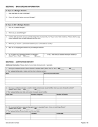 Form SOS-257/258 Request for Hearing - Michigan, Page 3