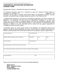 Form FIS1030 Credit Card License Application - Michigan, Page 16
