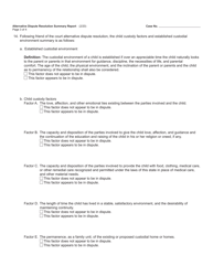 Form FOC125 Alternative Dispute Resolution Summary Report - Michigan, Page 3