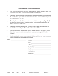 Form CSX402 Notice of Motion and Motion to Stop Accrual of Child Support Interest - Minnesota, Page 3