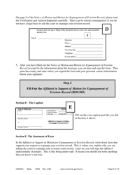 Form HOU501 Instructions - Expungement of Eviction Record - Minnesota, Page 6