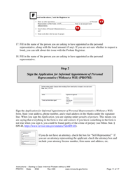 Instructions for Form PRO702, PRO902, PRO901 - Minnesota, Page 11