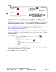 Instructions for Form PRO702, PRO902, PRO901 - Minnesota, Page 4