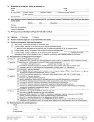 Form RP-01 Registration Permit Facility Information - Minnesota, Page 2
